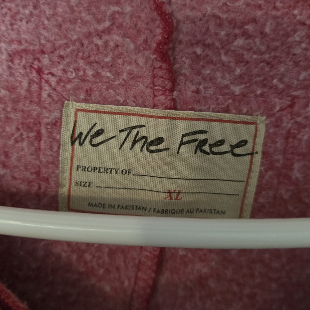 We The Free Two-Tone Pink Cowl Neck Sweater - Picture 4 of 9